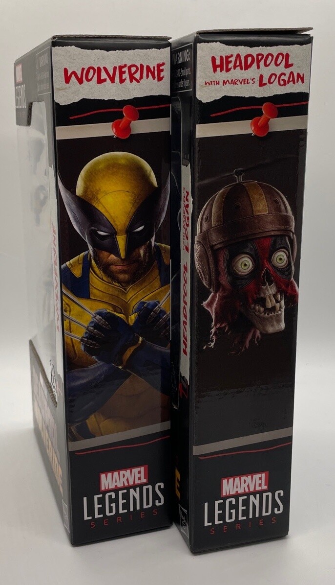 Hasbro Marvel Legends Deadpool And Wolverine Movie Headpool Logan & Wolverine