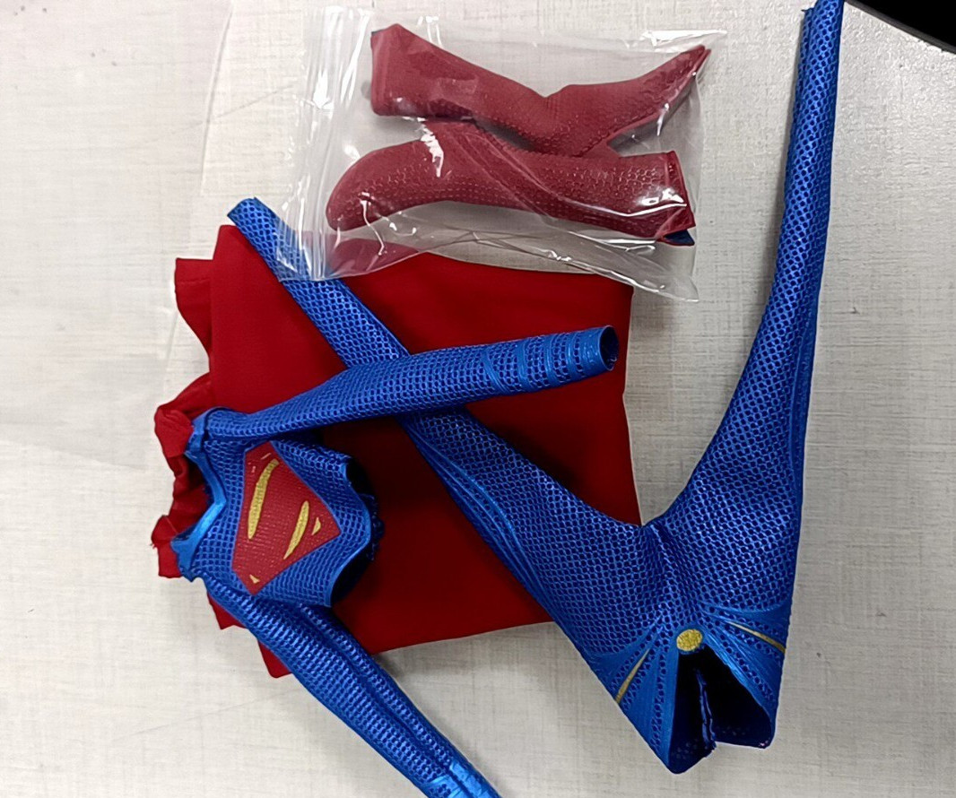 DIY Super Girl Power Women Clothing set 1/6 Action Figure 12 » Without body