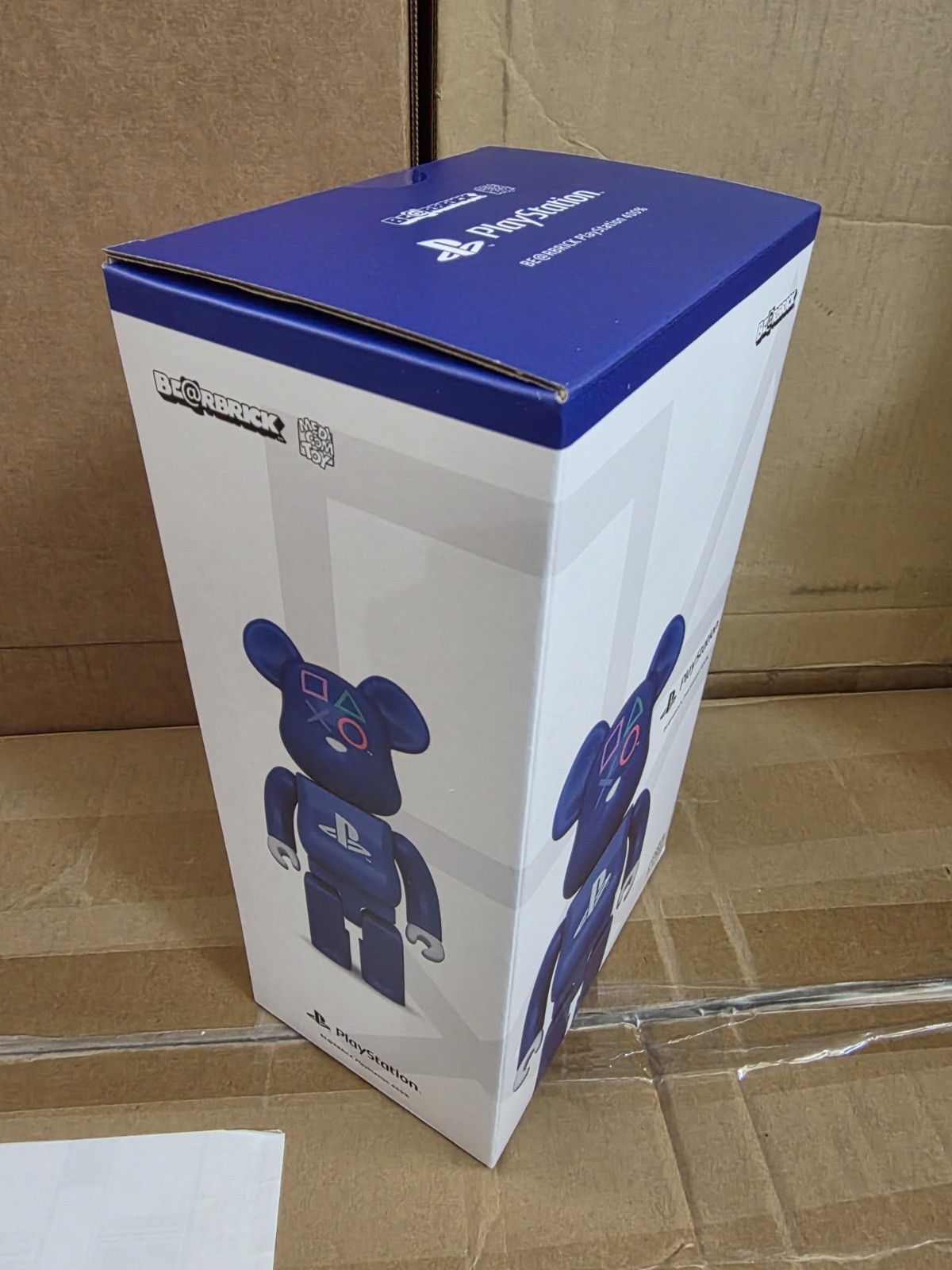 Medicom Toy Bearbrick PLAYSTATION BLUE 400% Sony Limited US SELLER