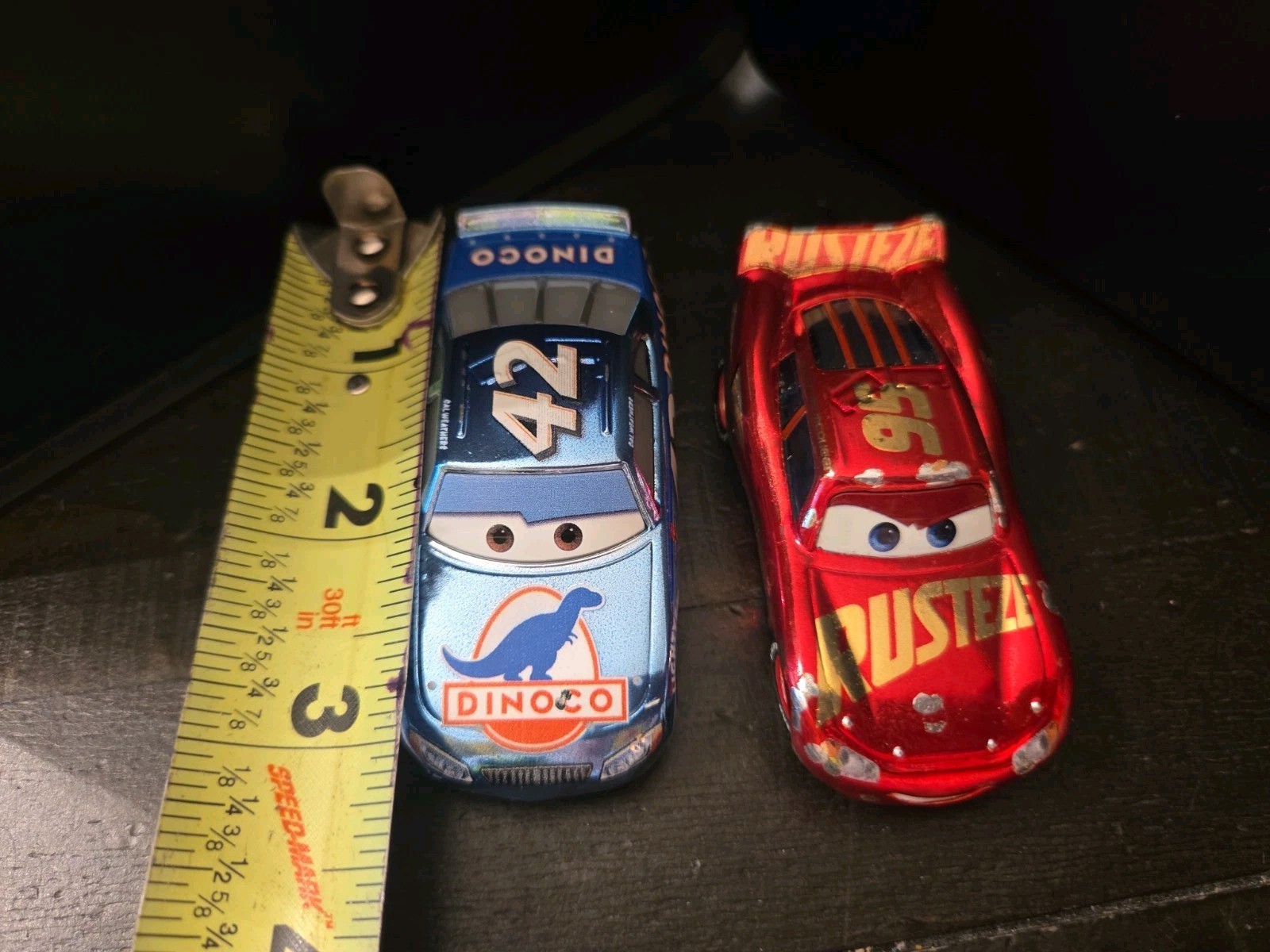 Set Disney Pixar Cars Target Only Rust-Eze McQueen & Metallic Cal Weathers Lot