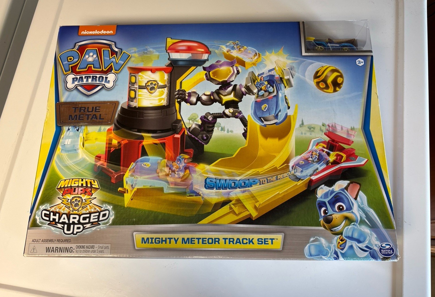 NIB PAW PATROL TRUE METAL MIGHTY METEOR TRACK SET Nickelodeon Chase