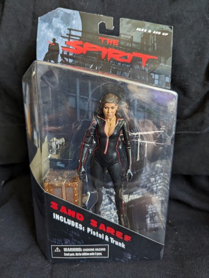 Brand New The Spirit Sand Seref Movie Action Figure W Trunk Sealed nib