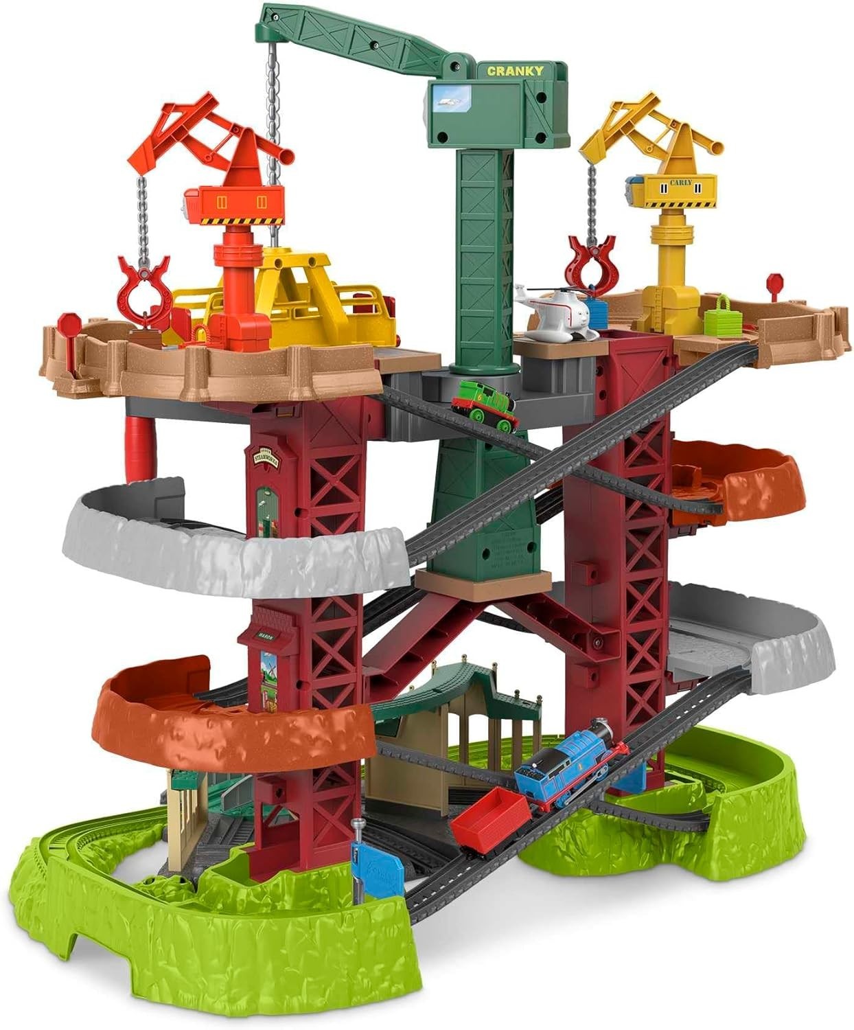 Motorized Train Set Thomas & Friends Trains Cranes Super Tower track preschool