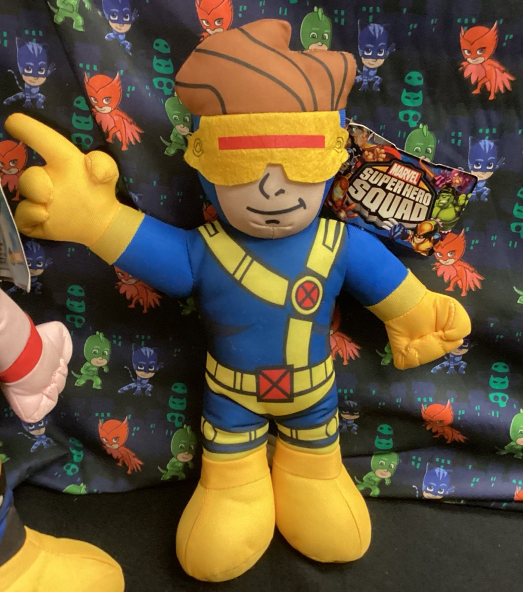 2010 Marvel Comics Super Hero Squad Cyclops & Thor 9&Prime; Plush