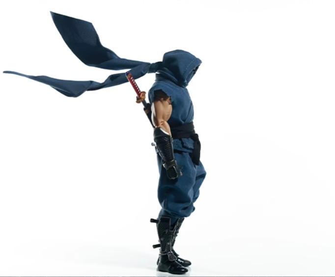 1/12 Custom Wired Ninja Suit Modle for 6 » Kaiyodo Ryu Hayabusa Action Figure