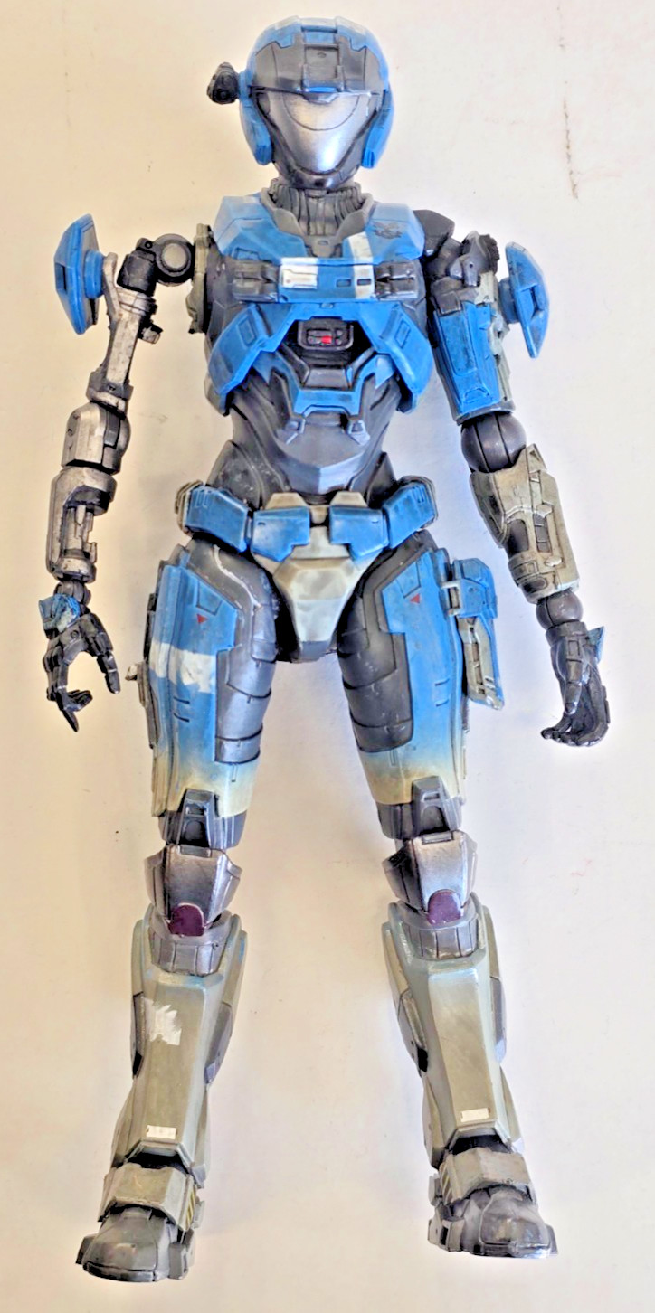 Play Arts Kai SPARTAN KAT NO.6 Halo Reach Square Enix FODDER INCOMPLETE READ