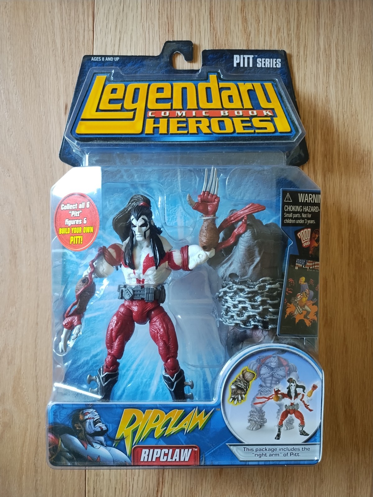 Marvel Toys Legendary Comic Book Heroes RIPCLAW BAF W/PITT&rsquo;S Right Arm Unopened