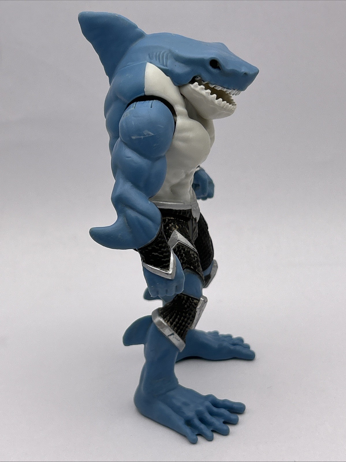 Monster Jam Creatures Big Tooth Megalodon Shark 5” Action Figure Only Blue