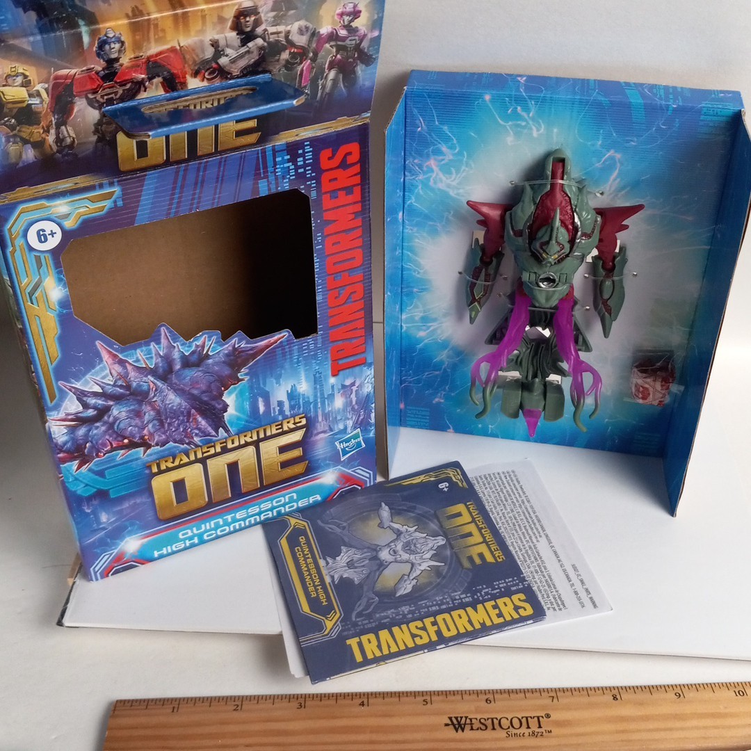 Transformers ONE QUINTESSON HIGH COMMANDER Action Figure HASBRO Alien Villain