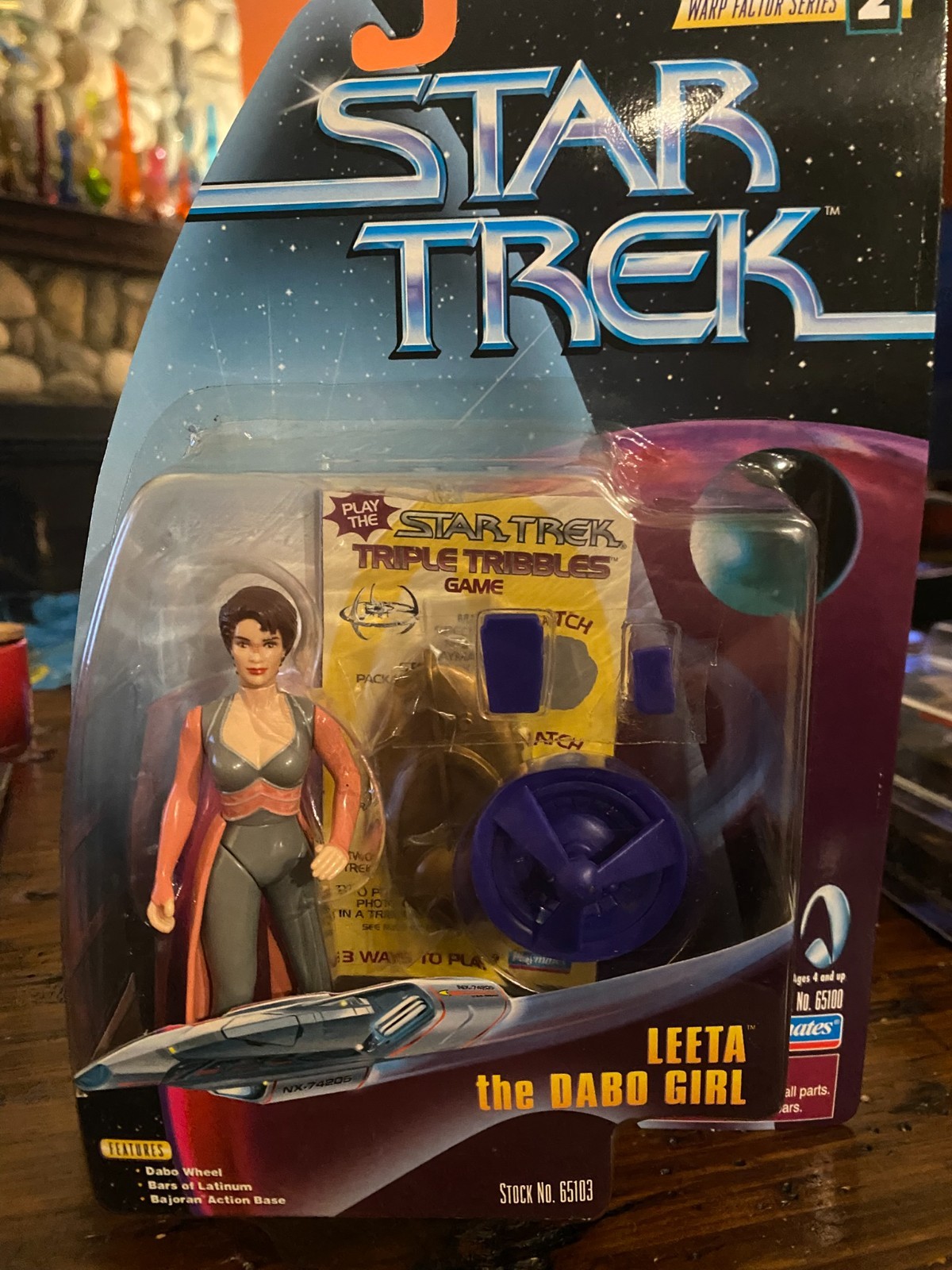 PLAYMATES TOYS STAR TREK Deep Space Nine LEETA the DABO GIRL Figure Unopened