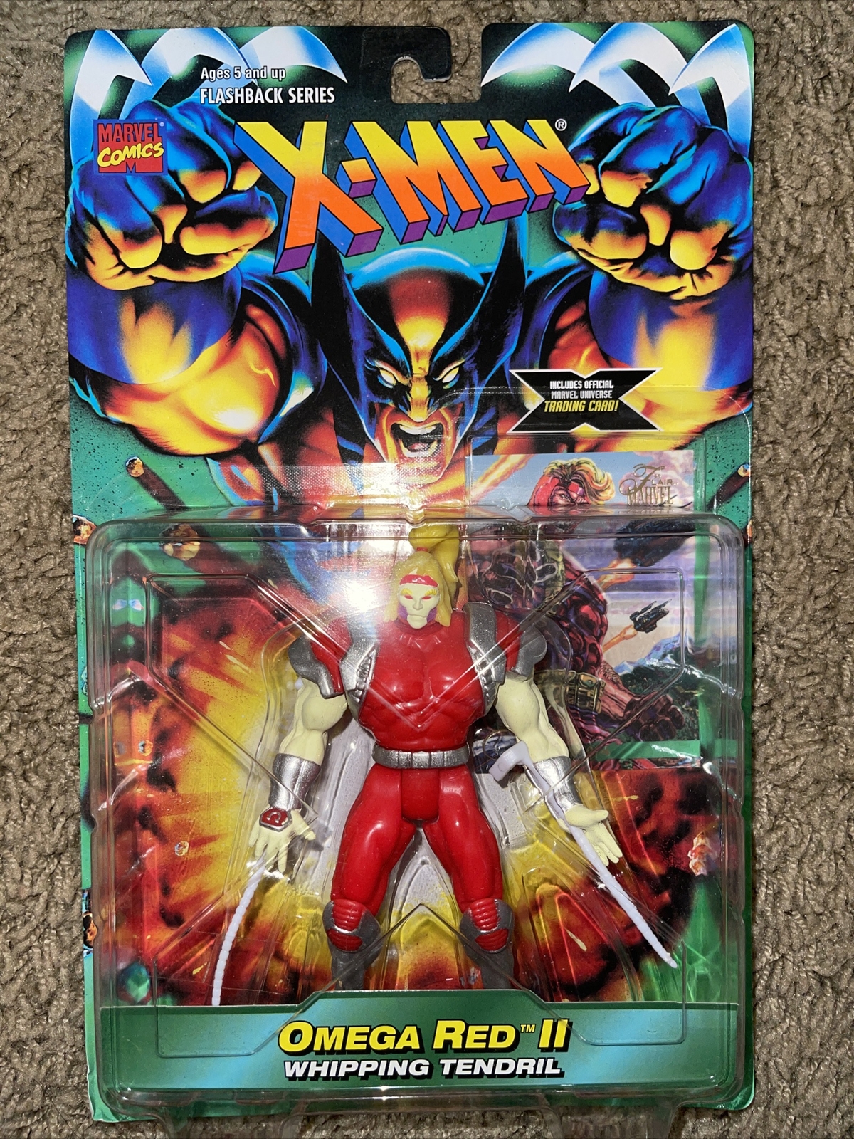 Toy Biz Marvel X-Men Omega Red II Action Figure Flashback Series 1996