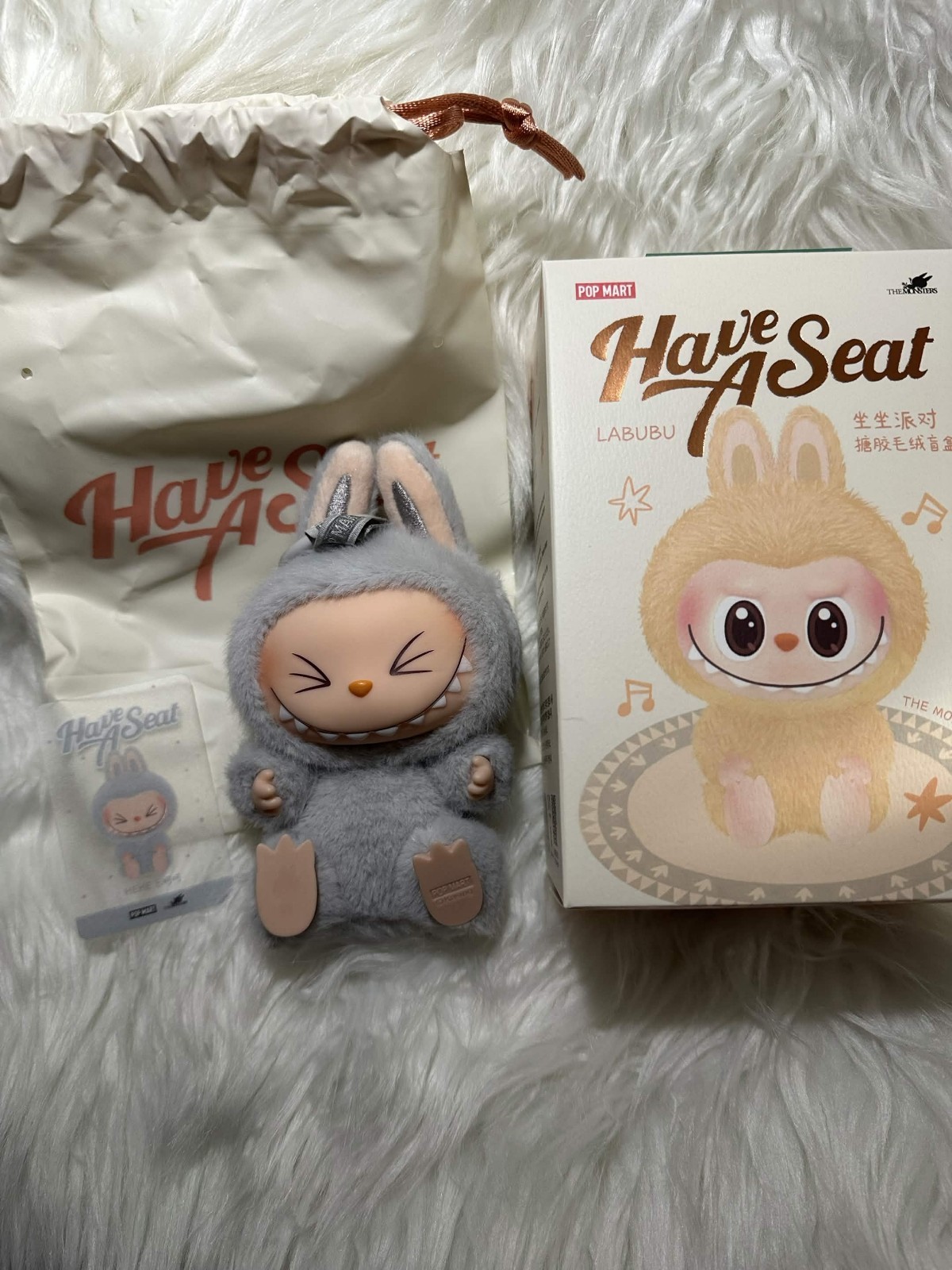 AUTHENTIC POPMART LABUBU MONSTERS – CONFIRMED HAVE A SEAT/MACARON (VINYL FACE)