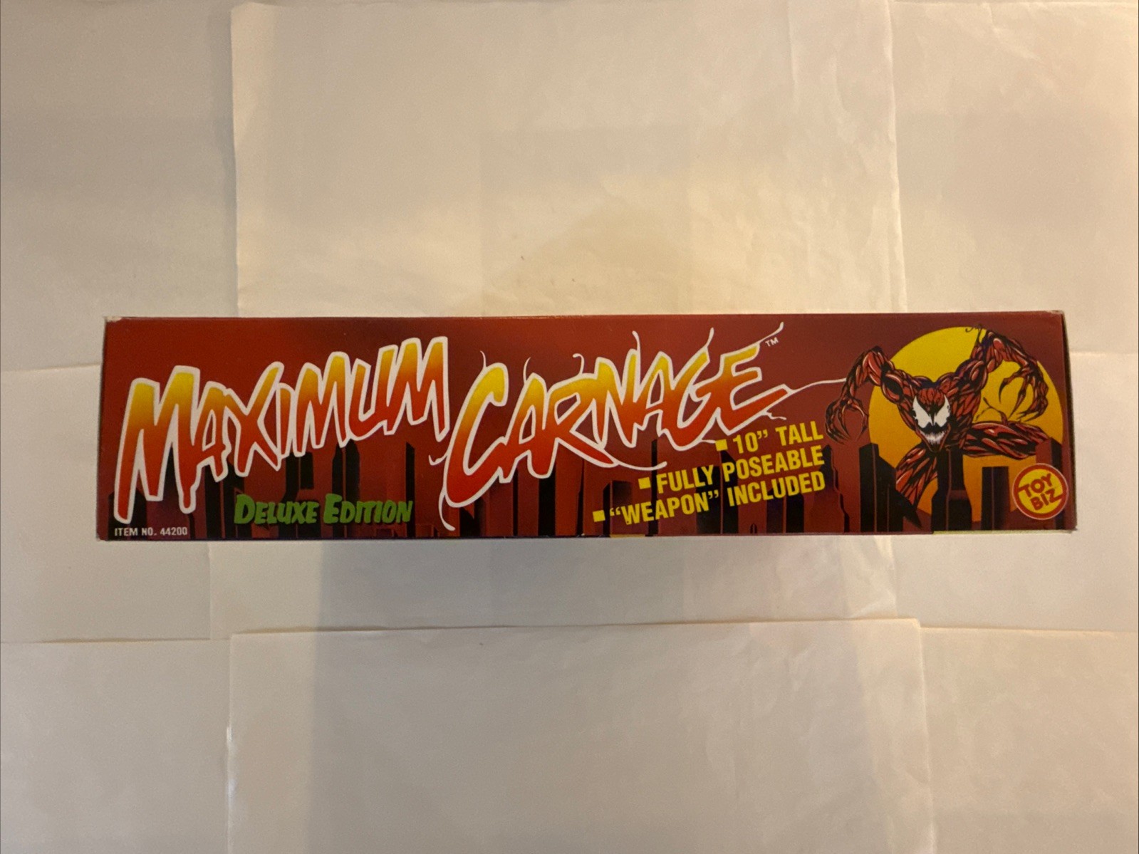 Marvel Comics CARNAGE Action Figure 10in Deluxe Edition NIB