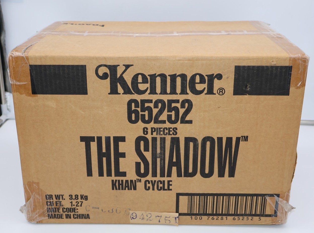 1994 KENNER–THE SHADOW–SHIWAN KHAN SERPENT BIKE VEHICLE – FACTORY SEALED CASE