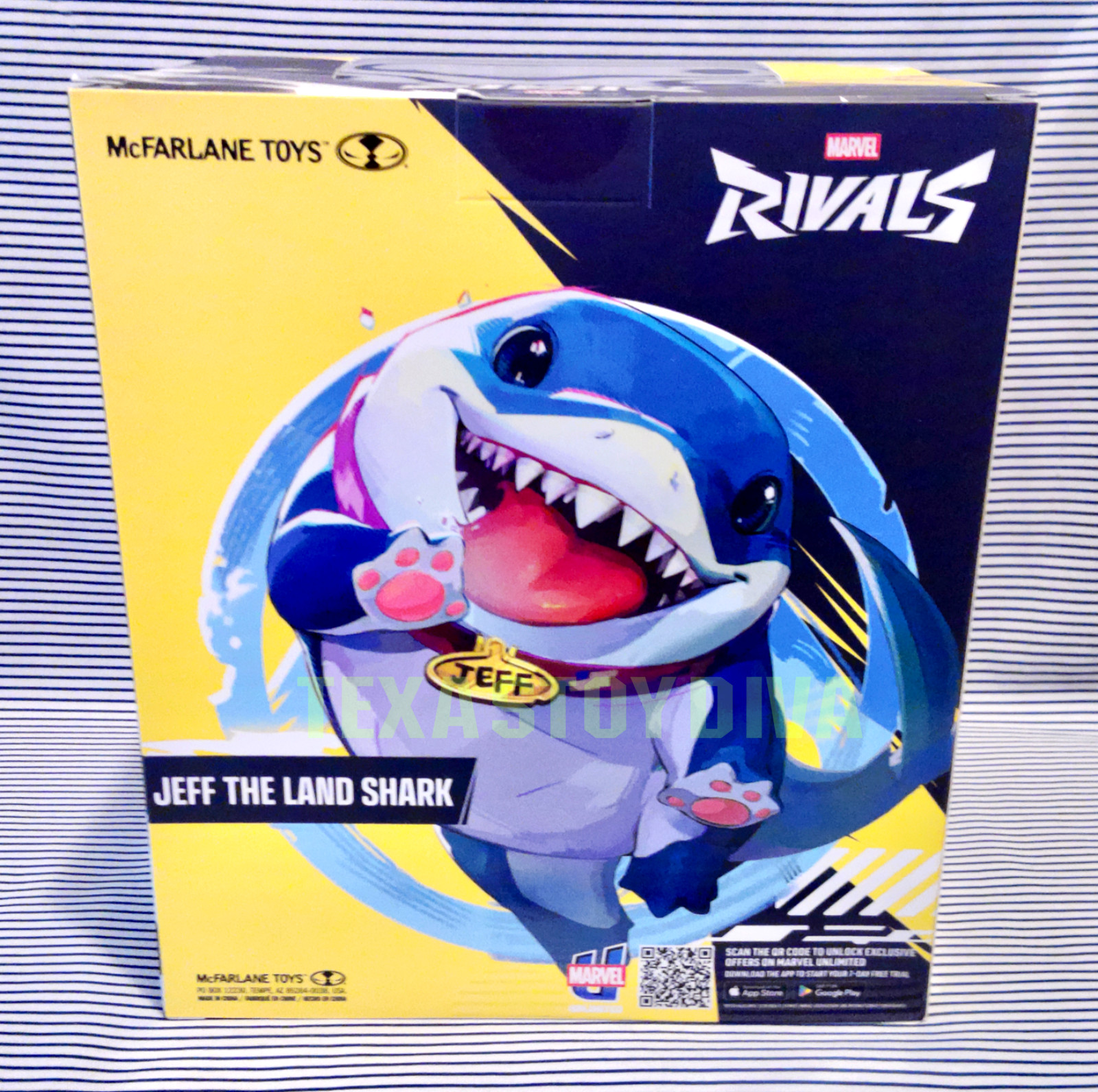 Marvel Rivals Jeff The Land Shark Posed Collectible Figure McFarlane Toys -READ-