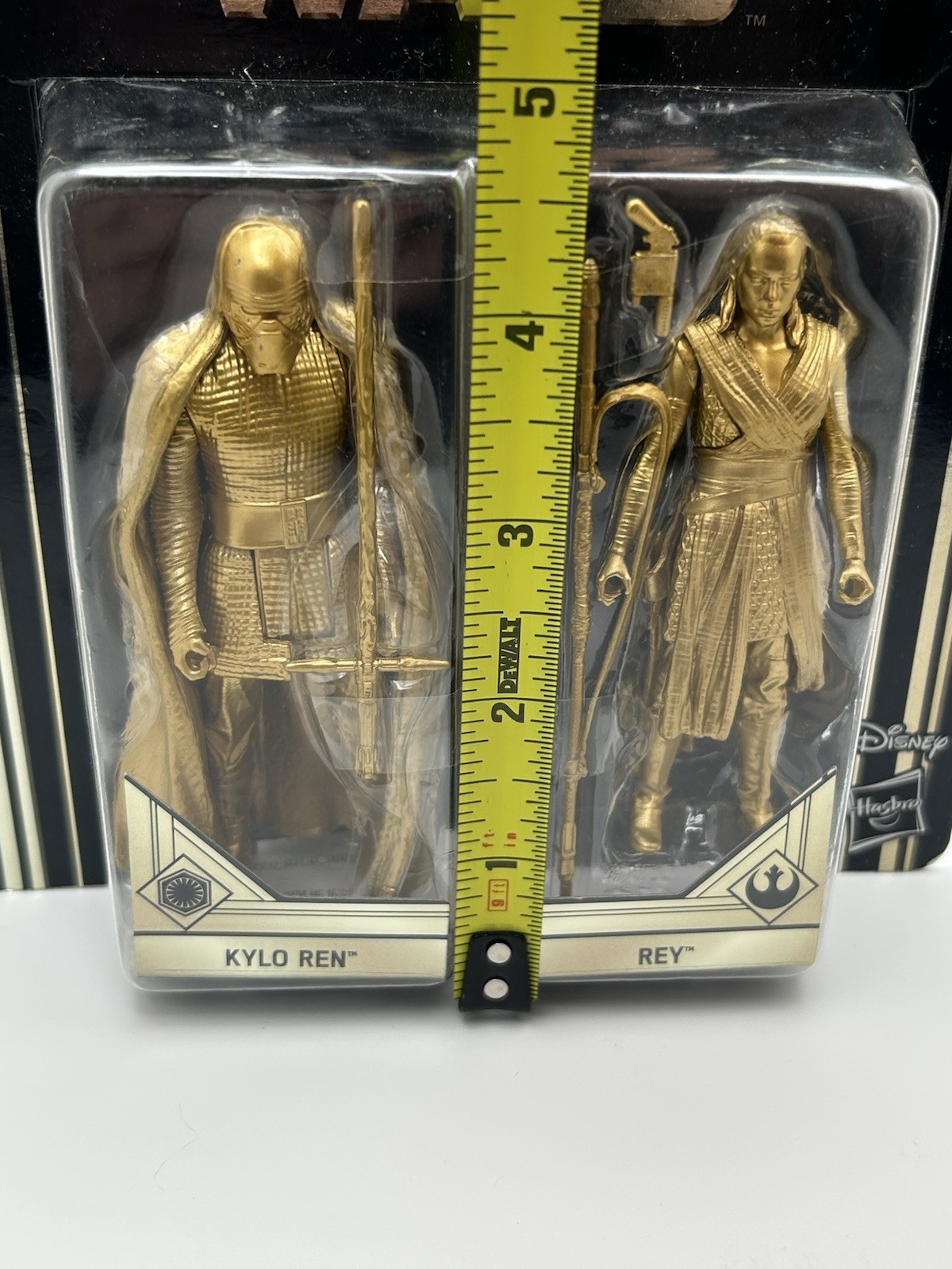 Star Wars Commemorative Skywalker Saga (2019) Hasbro Gold Kylo Ren & Rey Figure