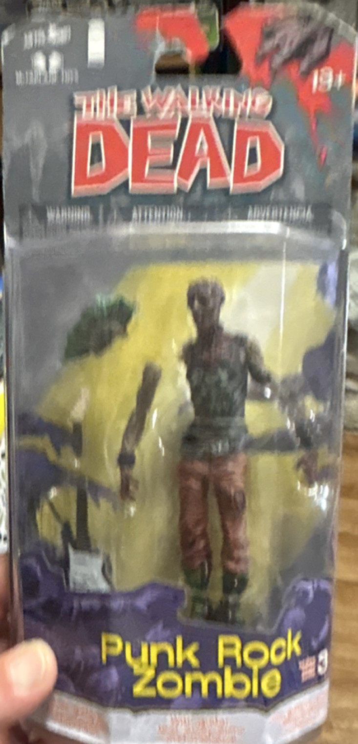 McFarlane Toys The Walking Dead Comic Book Series 3 Punk Rock Zombie Boxed