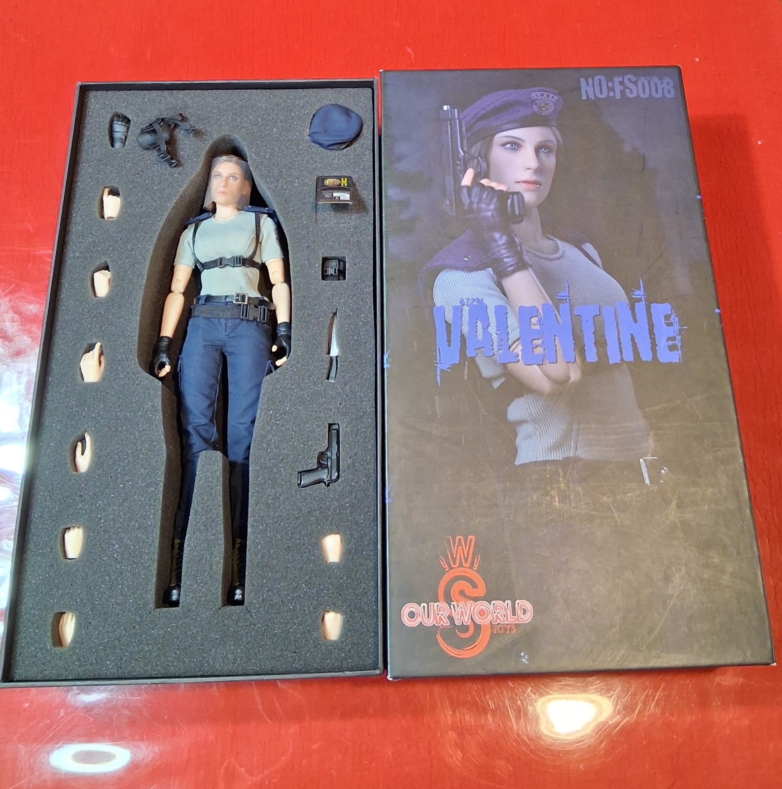 Jill Valentine 12&Prime; 1/6 FS008 SW TOYS OUR WORLD Resident Evil MIB FREE SHIPPING
