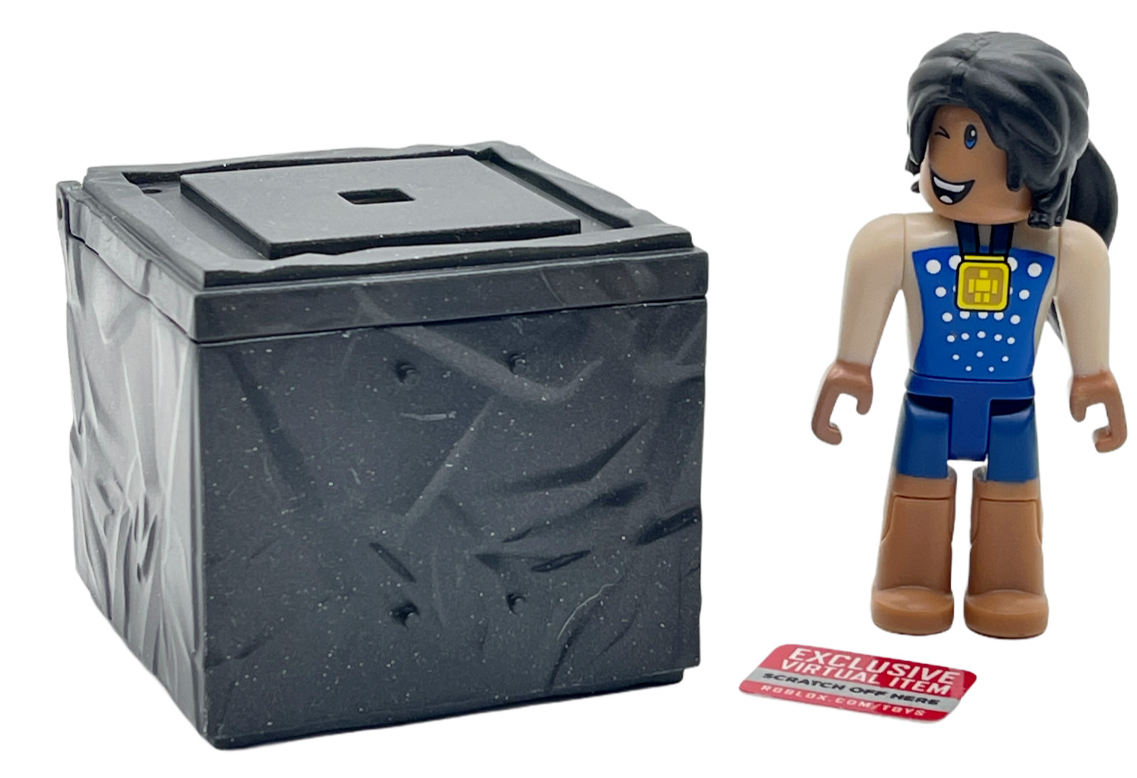 Roblox Series 7 Gymnastics: Gymnasium Olivia Figure & Virtual Item Code & Box