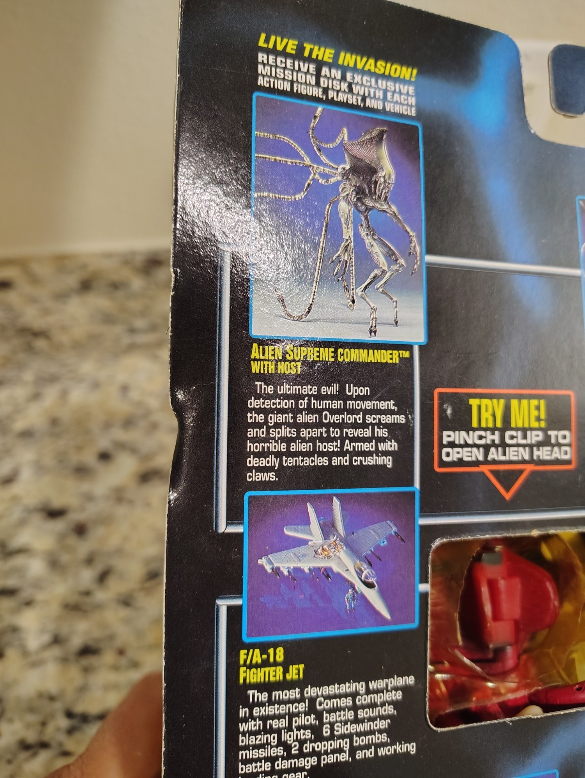Alien Weapons Expert 1996 ID4 INDEPENDENCE DAY Trendmasters MOC NEW #2