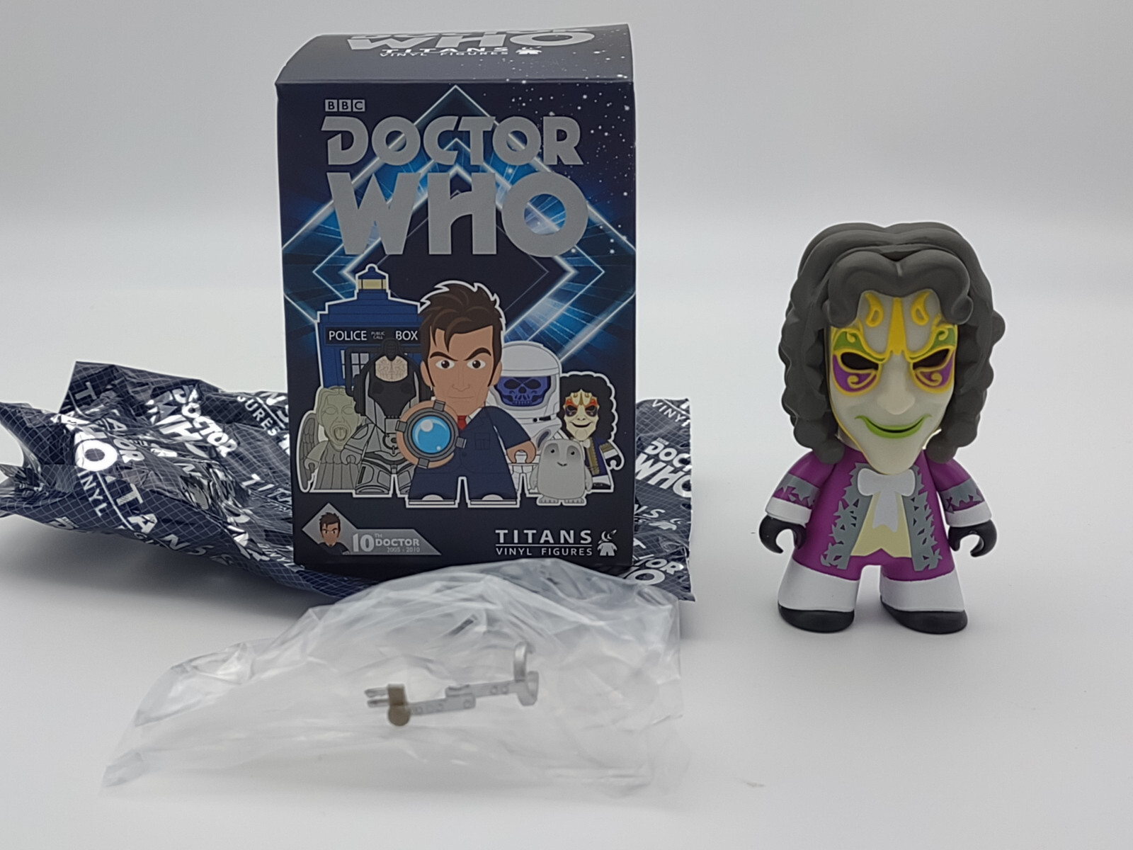 Titans Doctor Who Clockwork Robot Purple 3&Prime; Vinyl Figure 1/20 Series 2 10th Dr