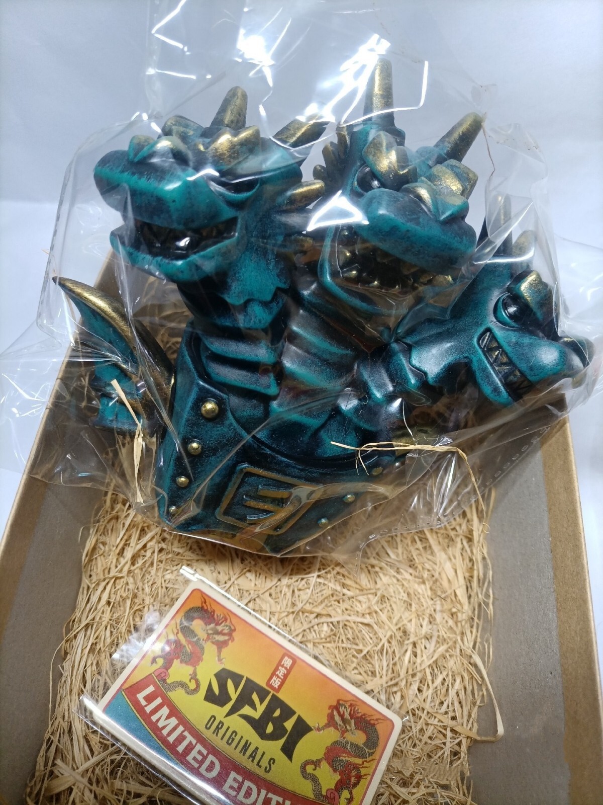 Black Seed French Fries Dragon Blue Limited Edition ABS PVC Sofubi Figures Model