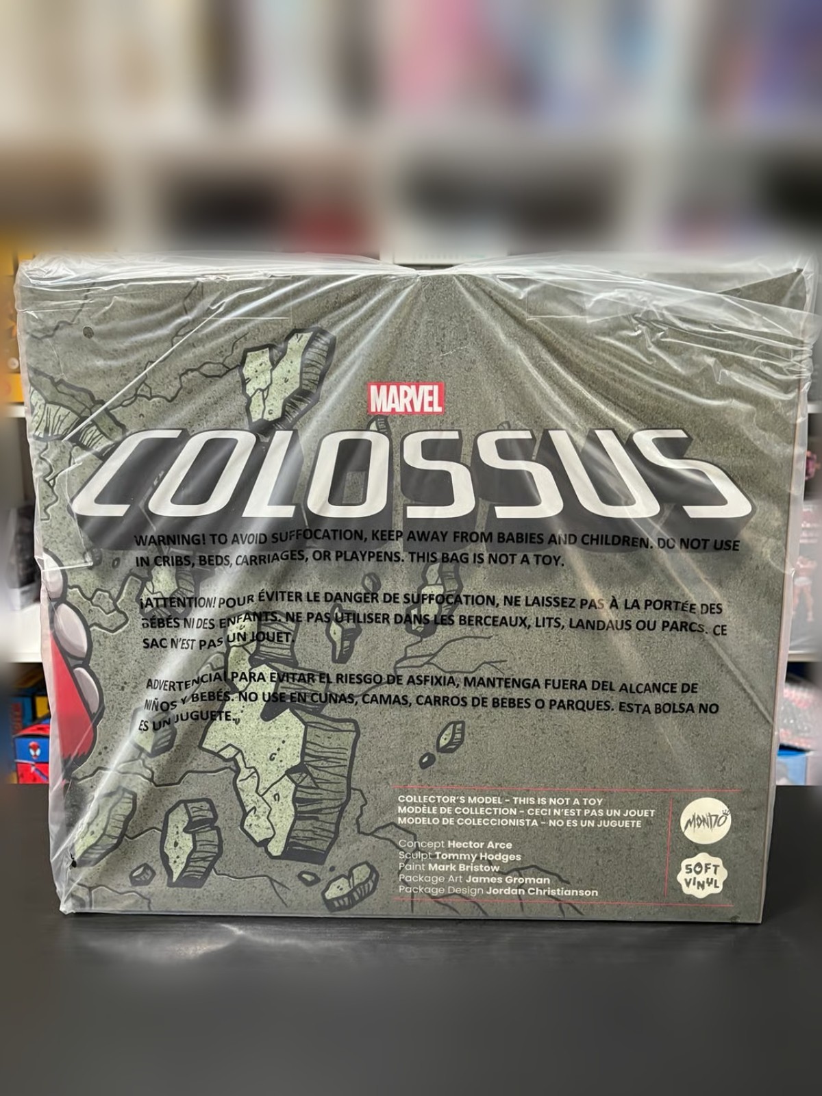 Mondo – X-Men – Colossus Juggernaut – Soft Vinyl Figure – SDCC 2024 Exc (NIB)