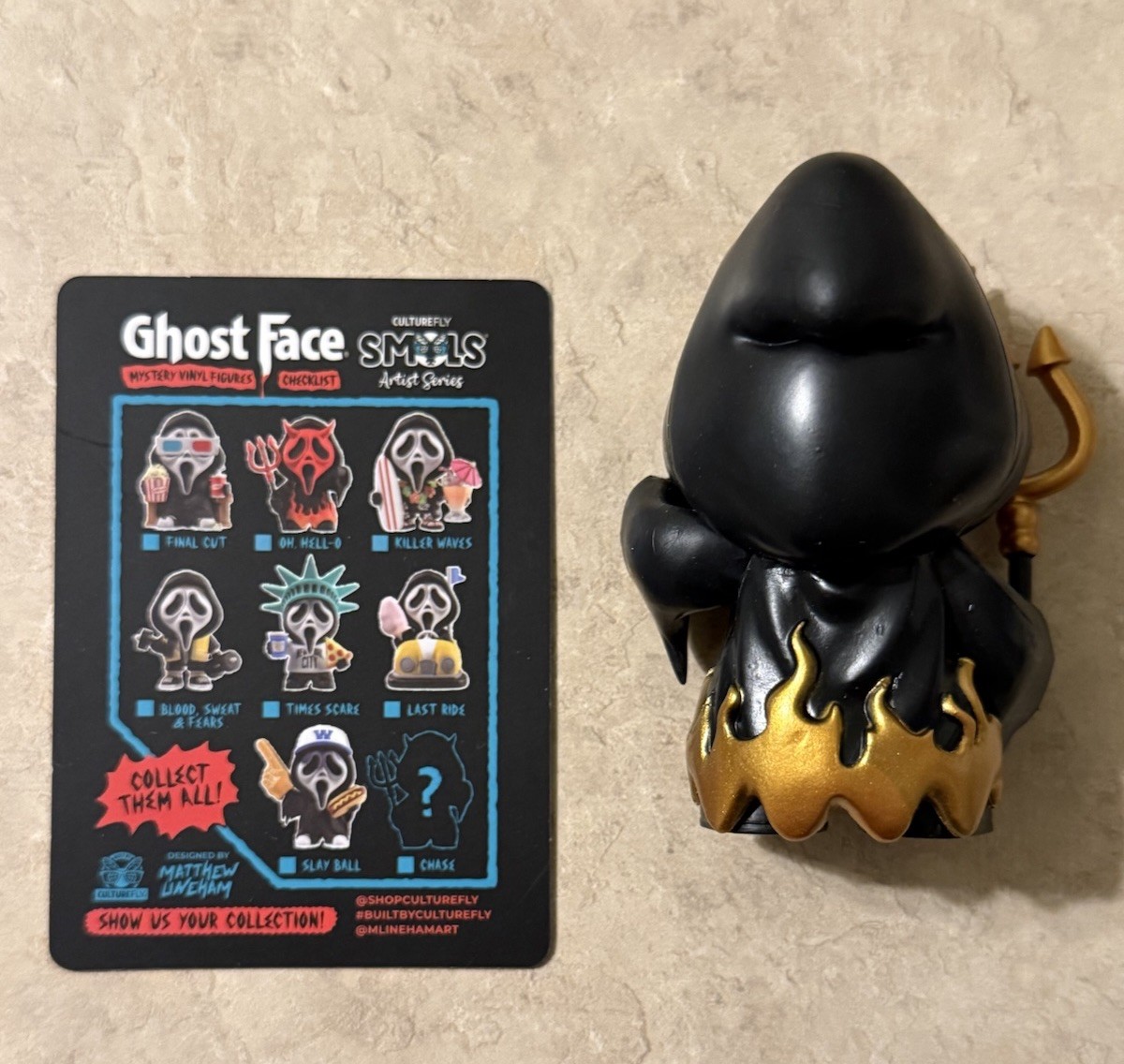Culturefly GHOST FACE In Different Places RED & GOLD DEVIL MASK CHASE BUNDLE