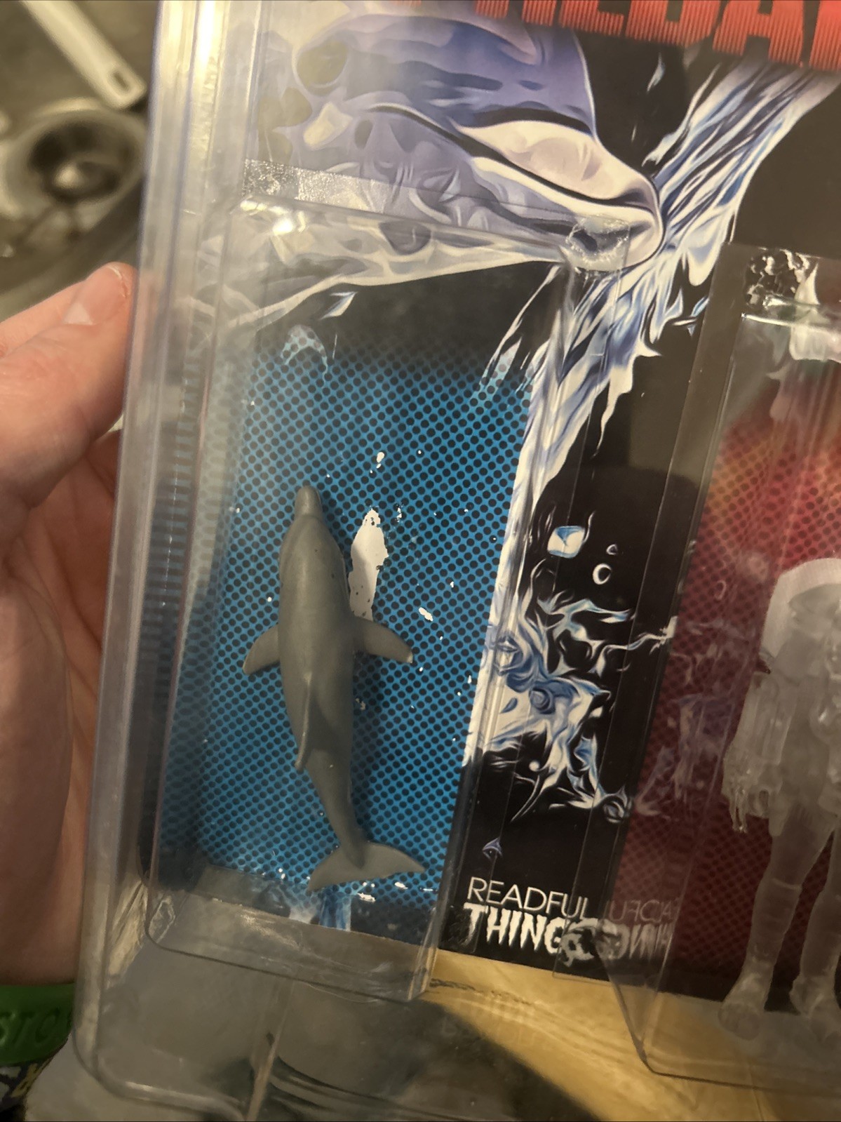 Custom 1/1 Parody Dolphin vs Predator – Readful Things – Action Figure SHIPS NOW