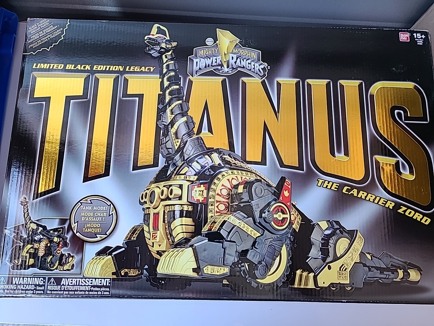 Bandai Mighty Morphin Power Rangers Legacy Titanus Action Figure New