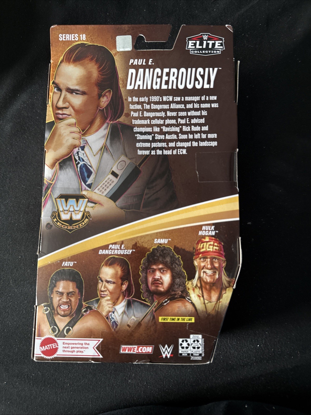 WWE Elite Paul E Dangerously Heyman Series 18 Action Figure Mattel 2022 ecw wcw