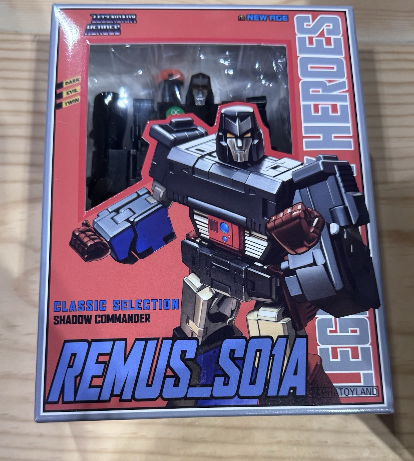 Ready! New NewAge NA S-01A Romulus Mega-T Transforms Toy Figure Black Version