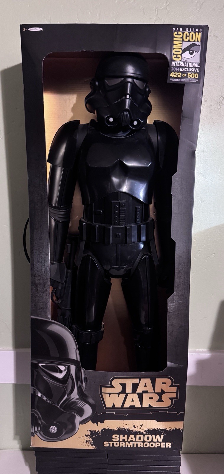 SDCC 2014 Comic-Con 31&Prime; Star Wars Jakks Pacific Shadow Trooper 422/500 Rare