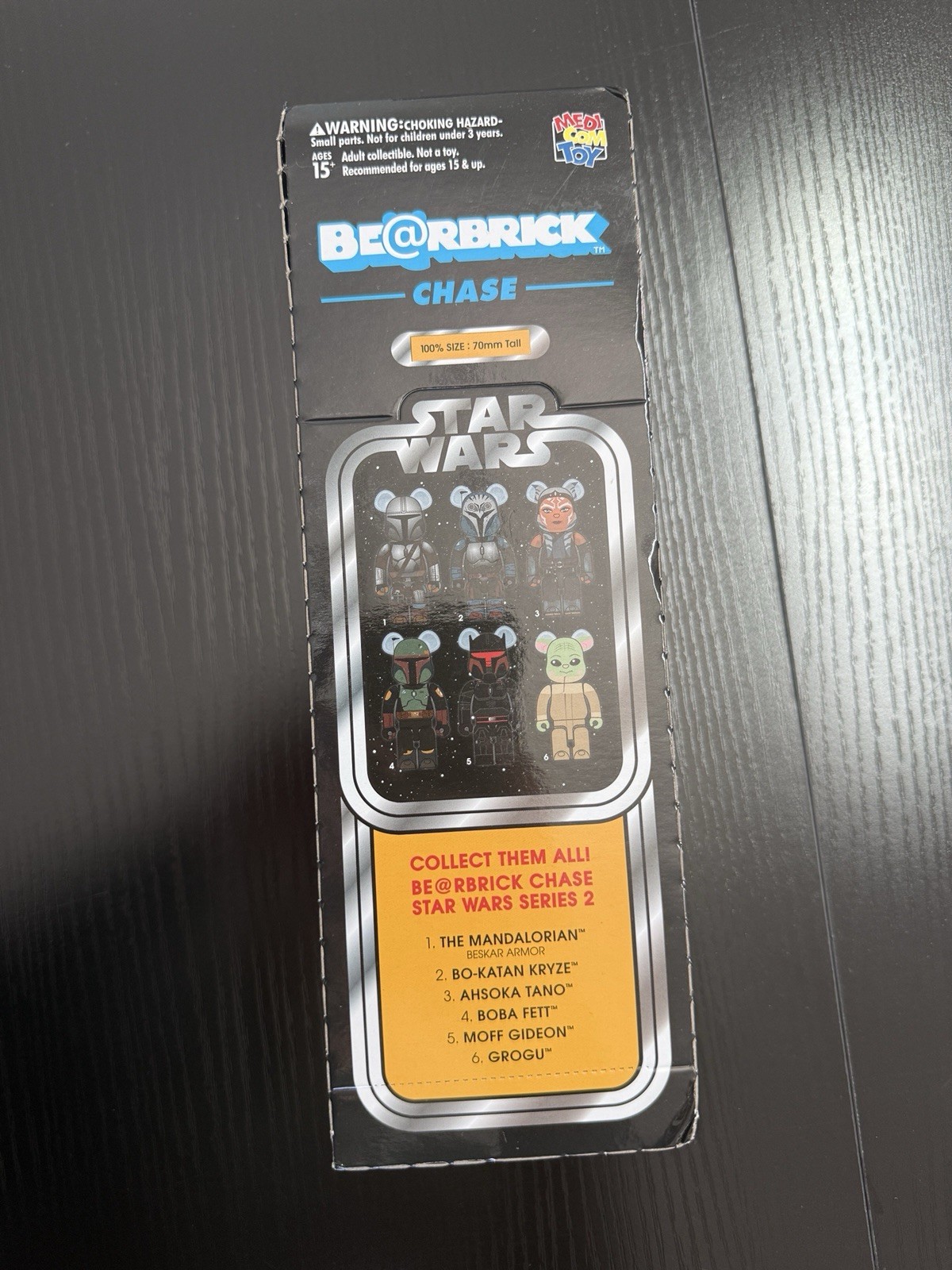 MEDICOM TOY BEARBRICK CHASE THE MANDALORIAN STAR WARS BE@RBRICK – US SELLER