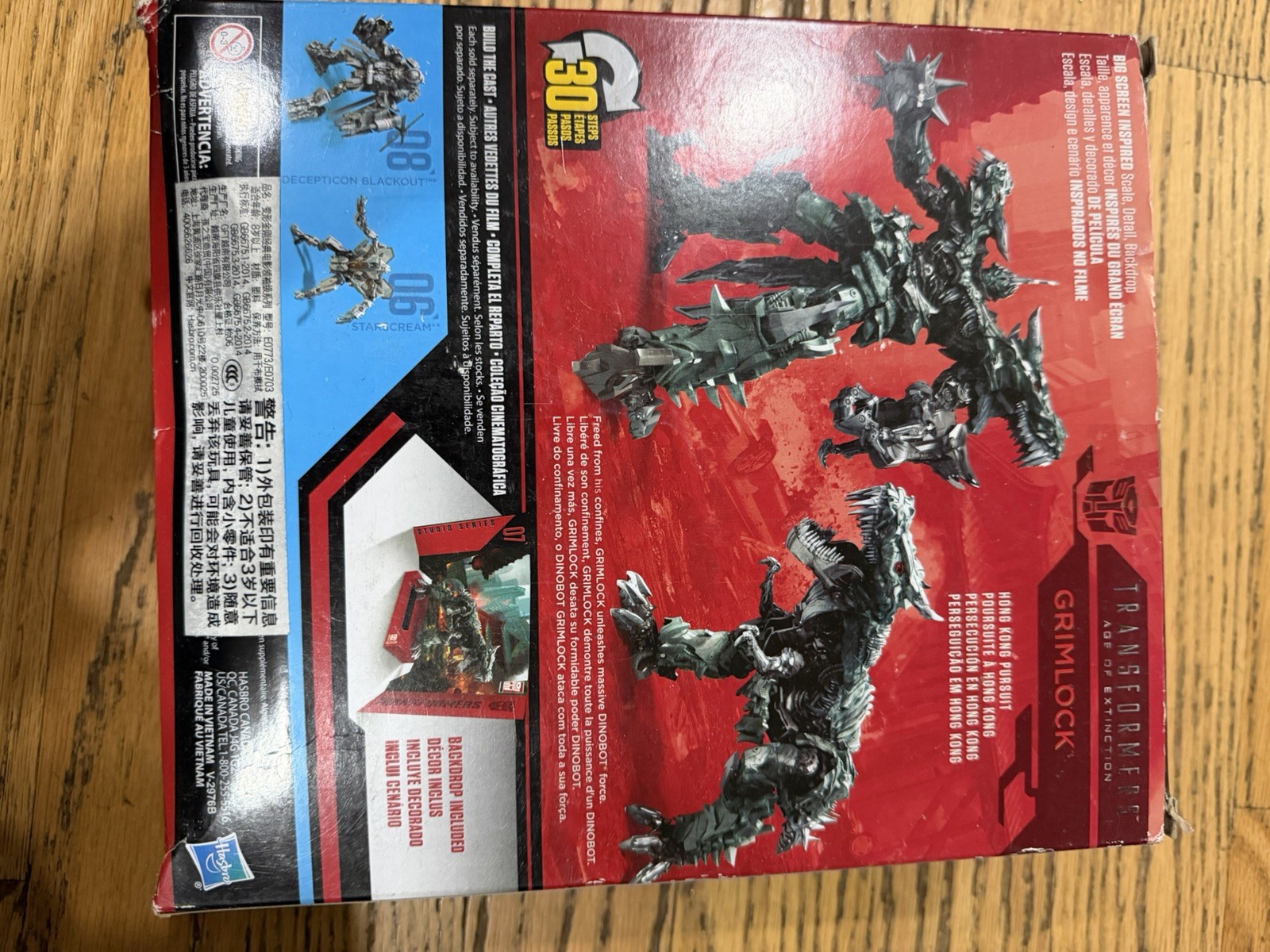 Studio Series Age of Extinction Grimlock, Collectible Converting 15-inch Tita…