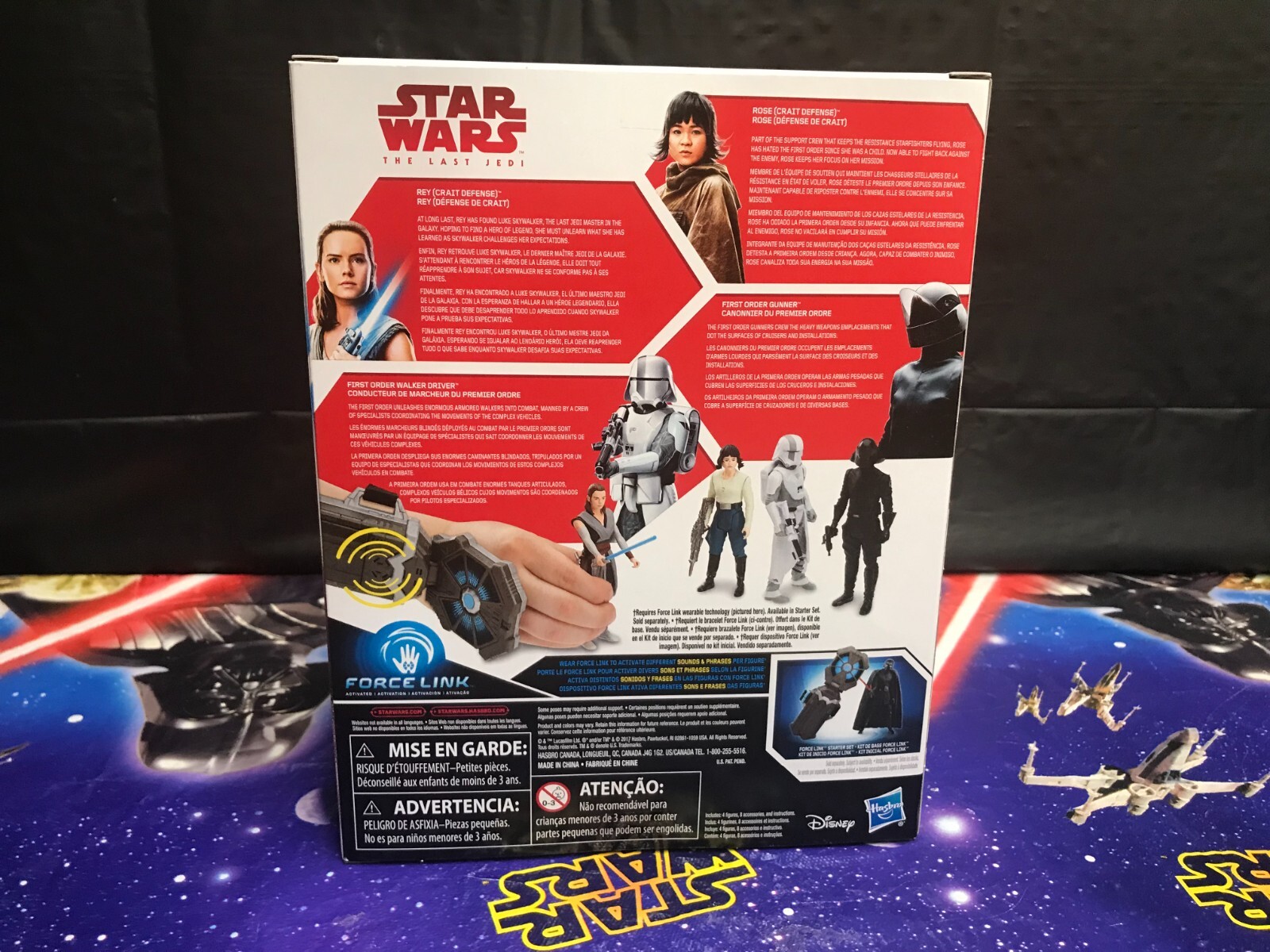 STAR WARS -Hasbro Force Link Battle on Crait 4-Pack 3.75-inch Action Figure NEW!