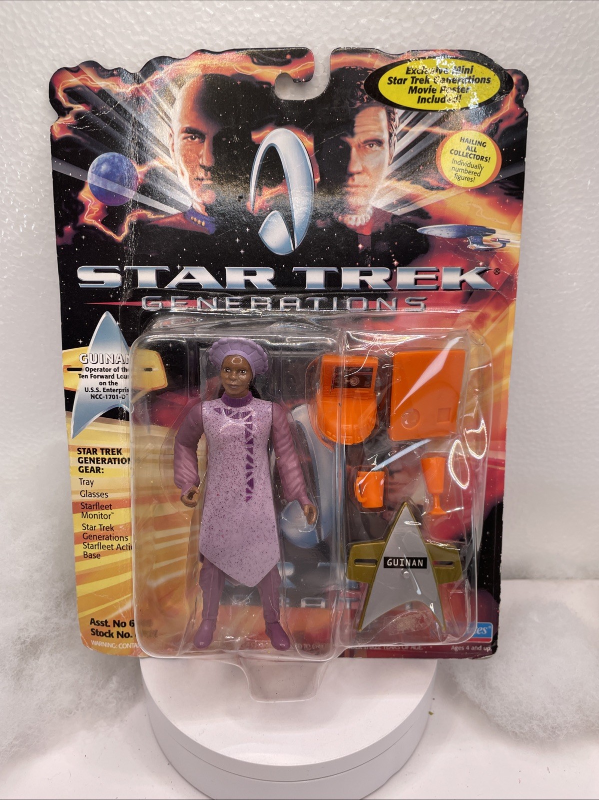 Playmates Star Trek Generations Guinan Action Figure 1994 Whoopi Goldberg