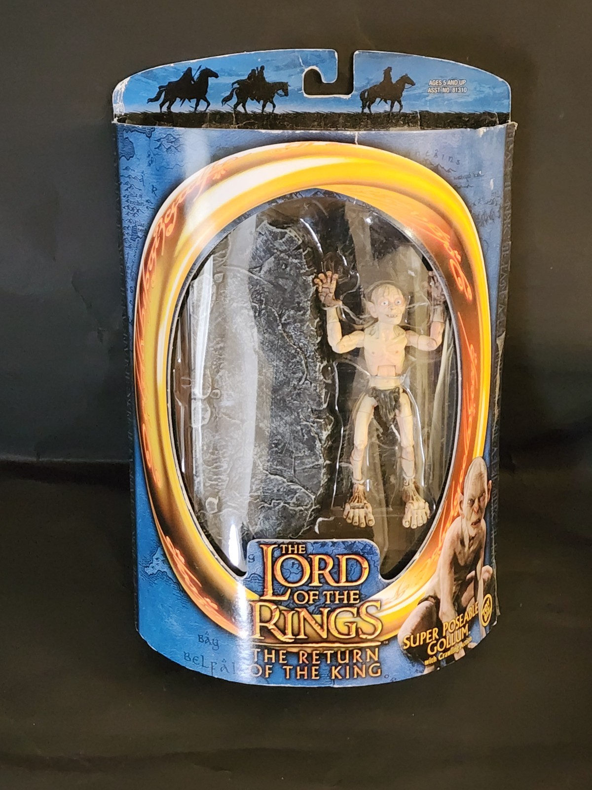 2003 TOY BIZ LORD OF THE RINGS THE RETURN OF THE KING SUPER POSEABLE GOLLUM