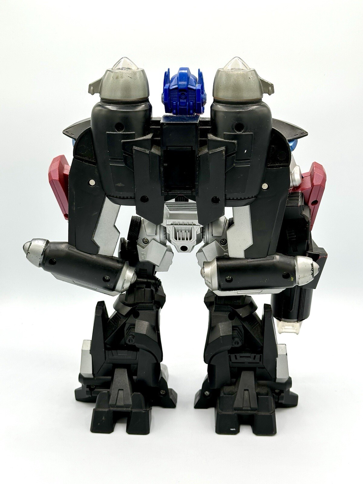 2008 Talking Hasbro Transformers Mega Power Bots Jet Optimus Prime 12&Prime; Figure