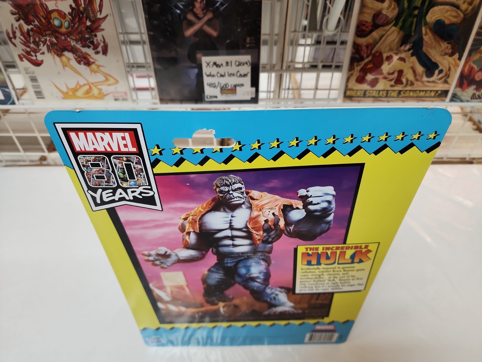 Marvel Legends 80th Retro Cardback Gray Hulk Hasbro Action Figure New & Sealed