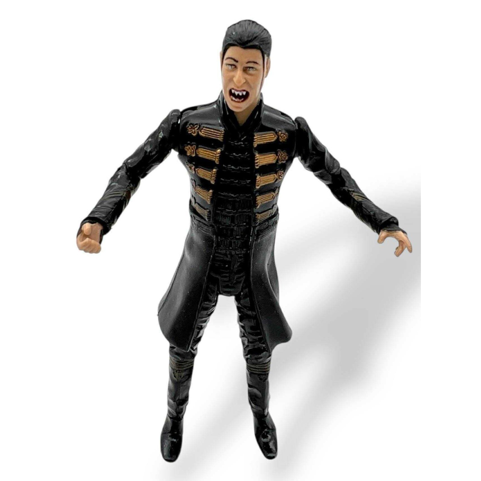 Y2K Van Helsing Aleera Vampire Suitor Action Figure 2004 Loose Black Gold Coat