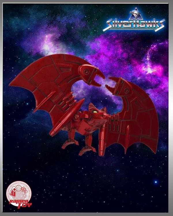 🇺🇸 SilverHawks MonStar with Quicksilver Set SH02 SH01 Ramen Toys By Super7