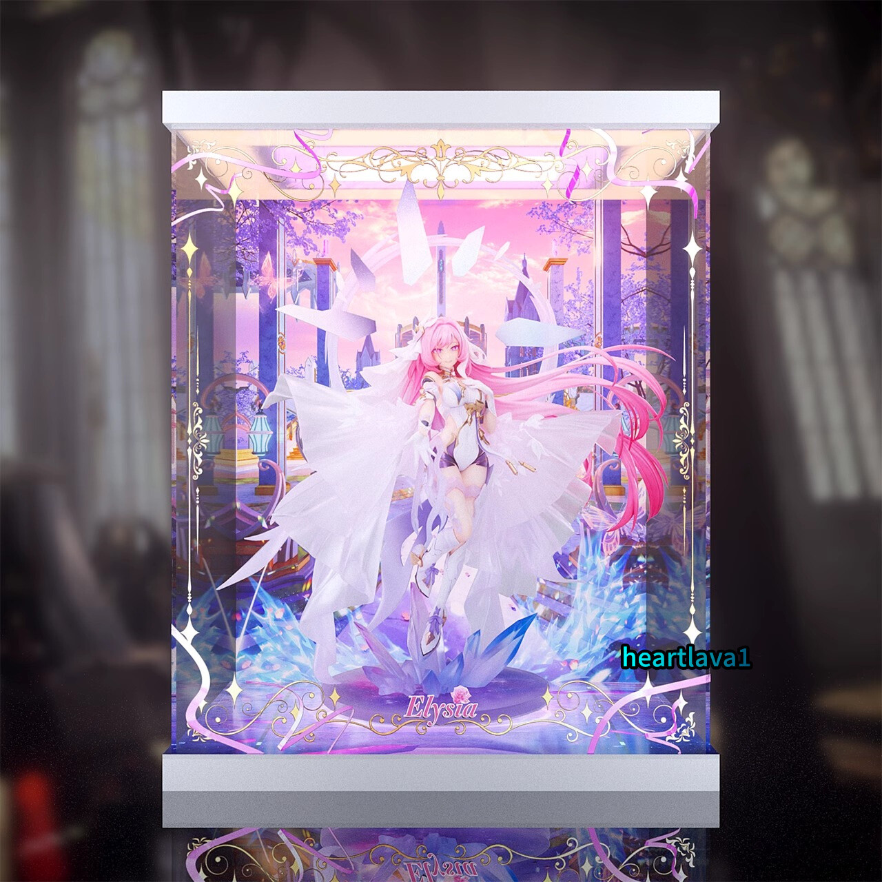 Dustproof Acrylic Display Box Case for Honkai Impact 3 1/7 Elysia Model