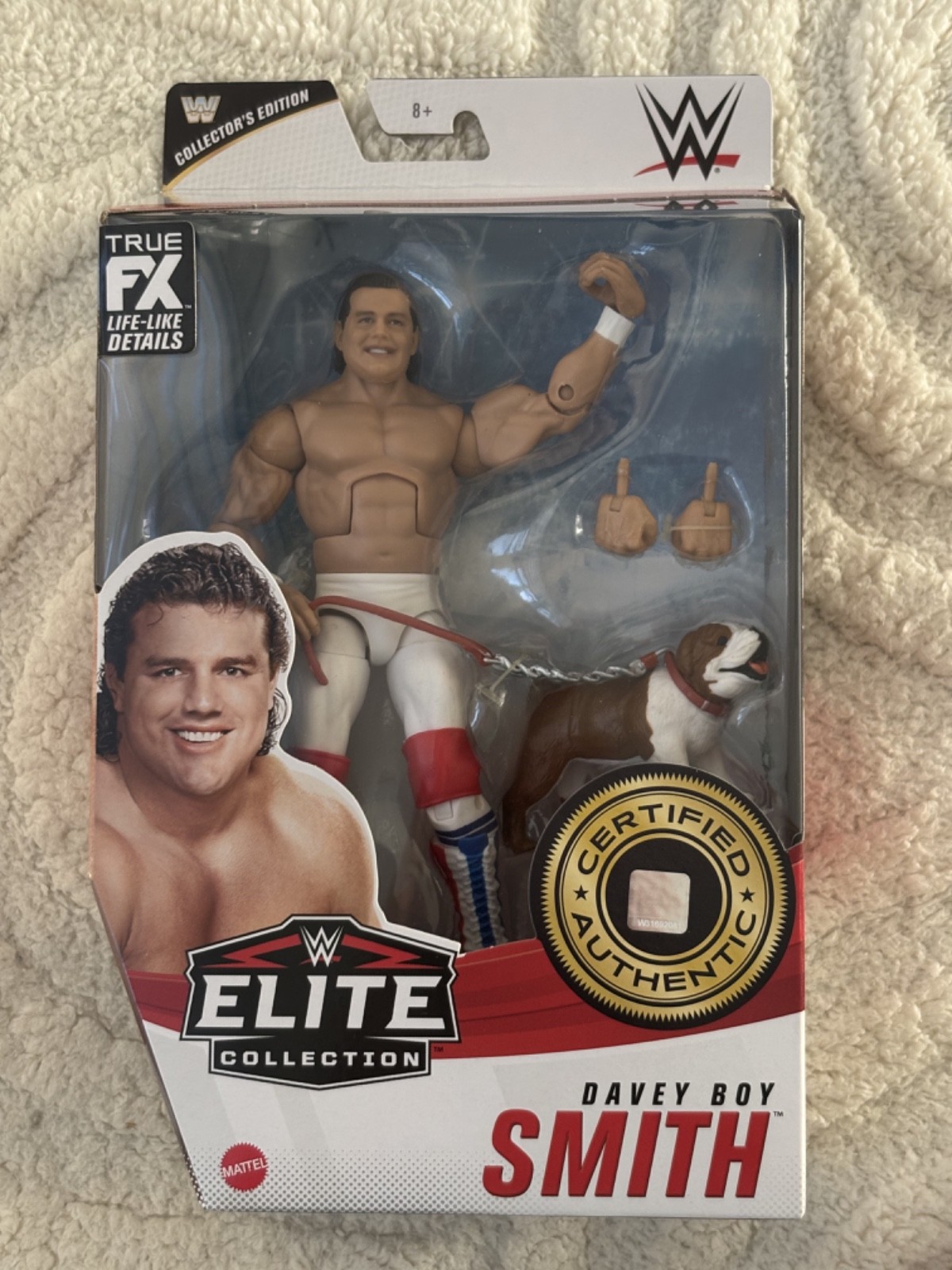 WWE Elite Collector&rsquo;s Edition Davey Boy Smith British Bulldog Series 82 Figure