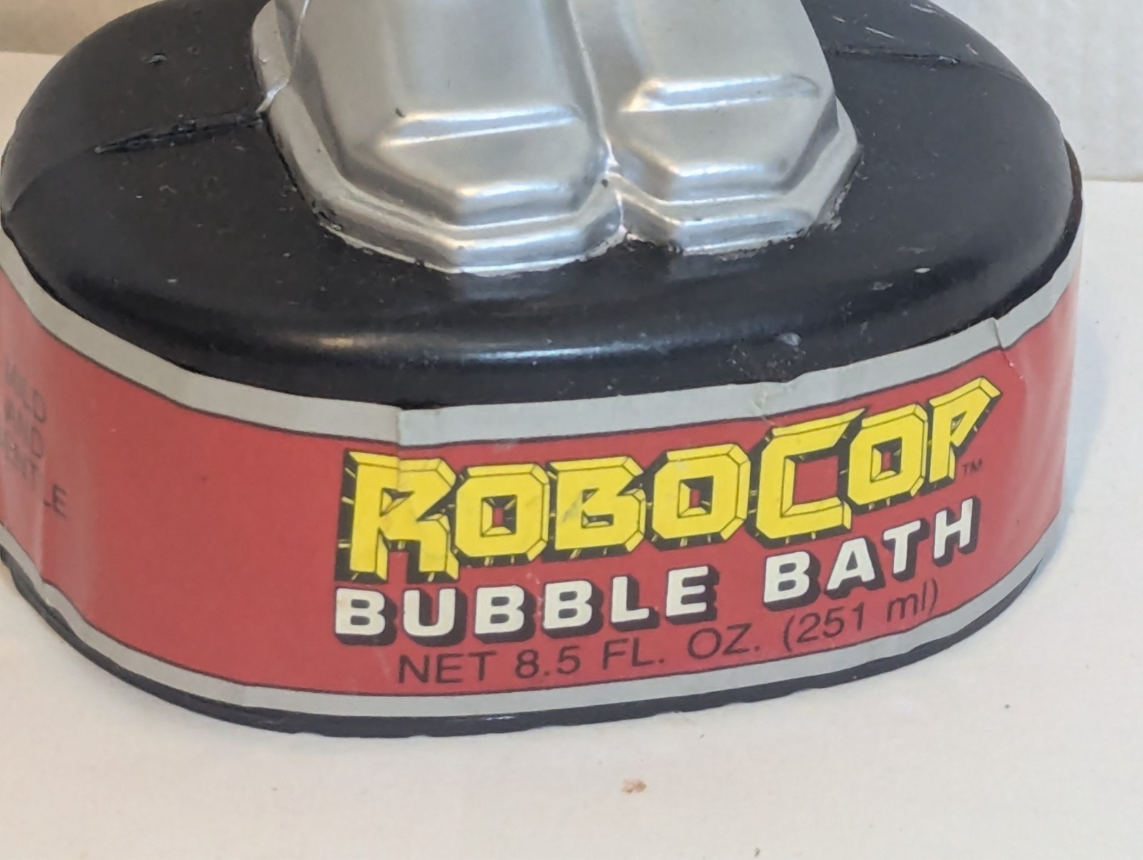 1990 Vintage Robocop Figure Statue Bubble Bath Shampoo Open Box w Soap Cosway Co