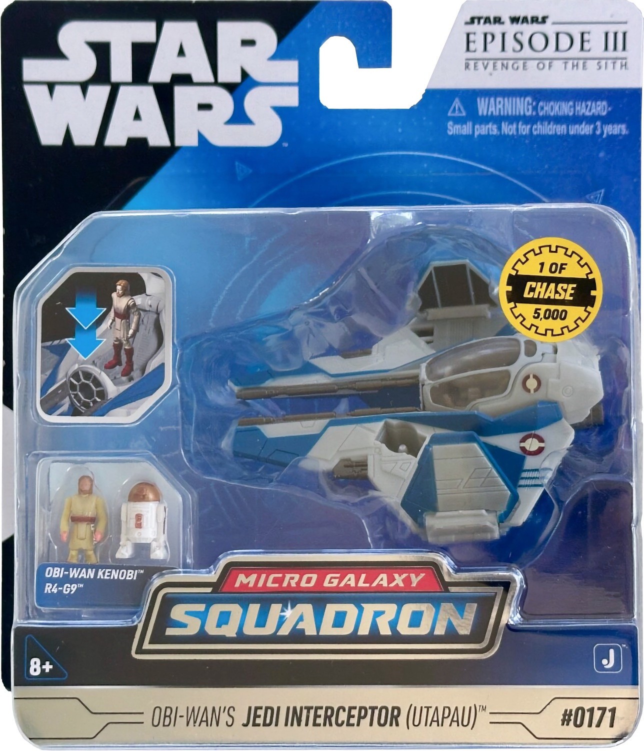 S08 #0171 Star Wars Micro Galaxy Squadron Obi-Wan&rsquo;s Jedi Interceptor Utapau
