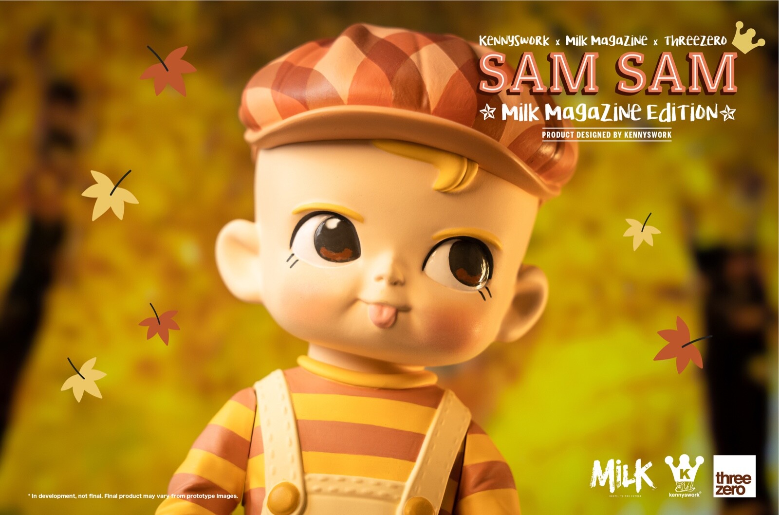 JUL218800: KENNYSWORK X THREEZERO SAM SAM MILK MAGAZINE EDITION PVC Figure