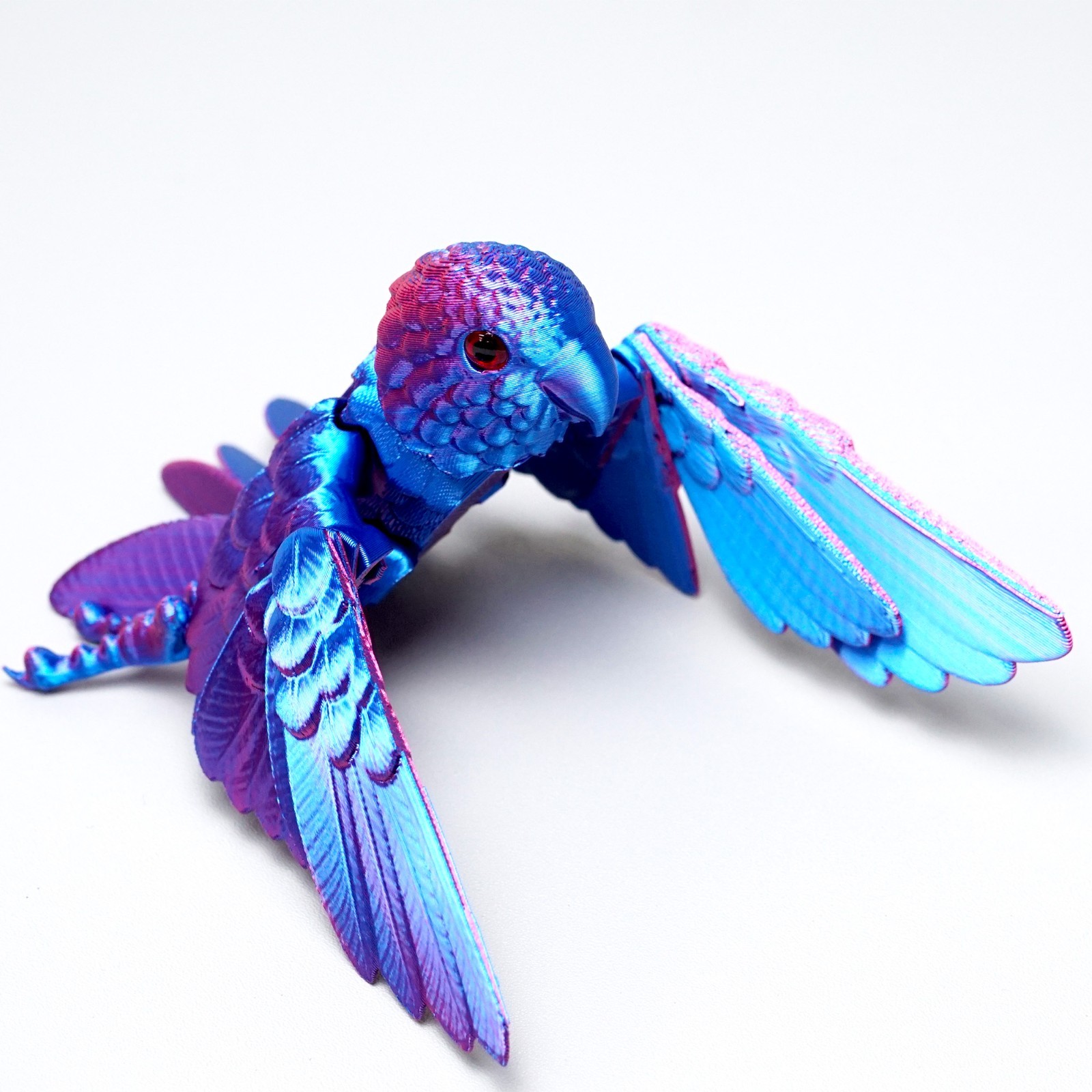 3D Printed Parrot Model,Articulated Animals figure,Fidget Toys Home Decor