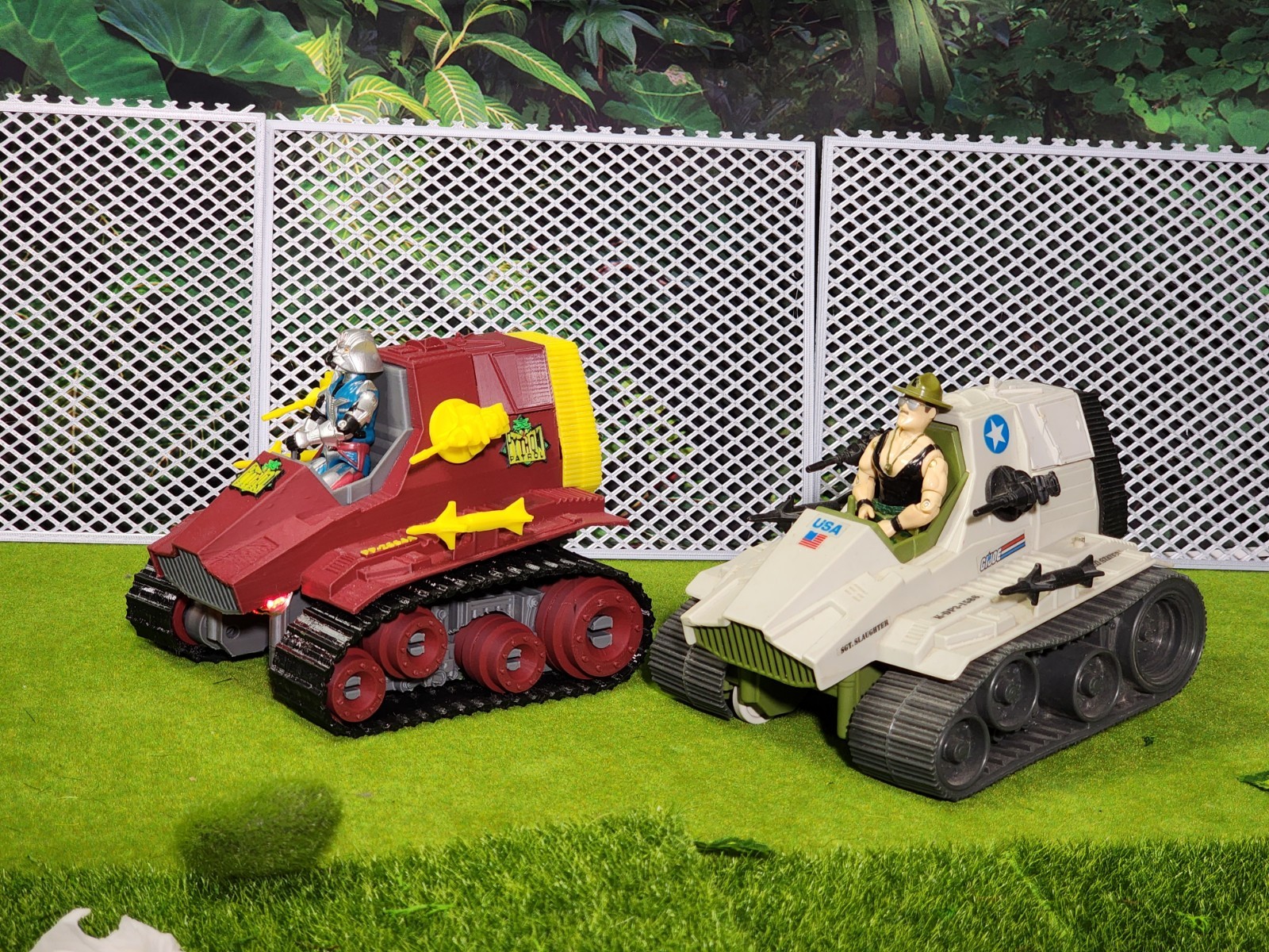 G.I. Joe PYTHON PATROL Tripple T With LEDs And Moving Threads 3.75&Prime; SCALE.