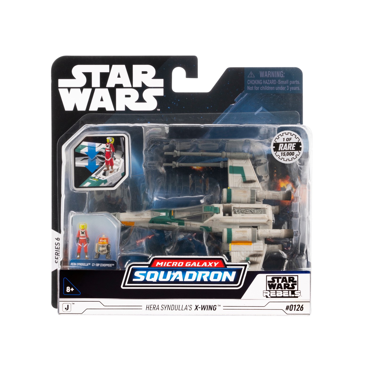 S06 #0126 Star Wars Micro Galaxy Hera Syndulla&rsquo;s X-Wing Fighter